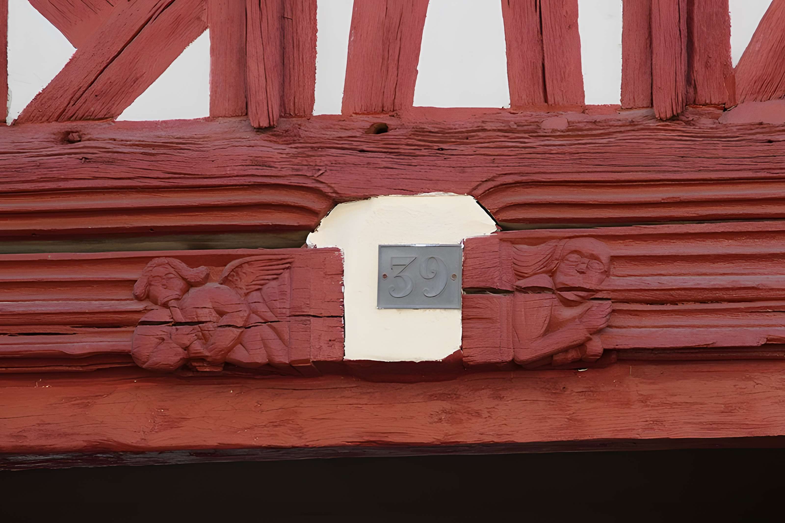 Maison de bois, 39 Rue de Paris à Houdan