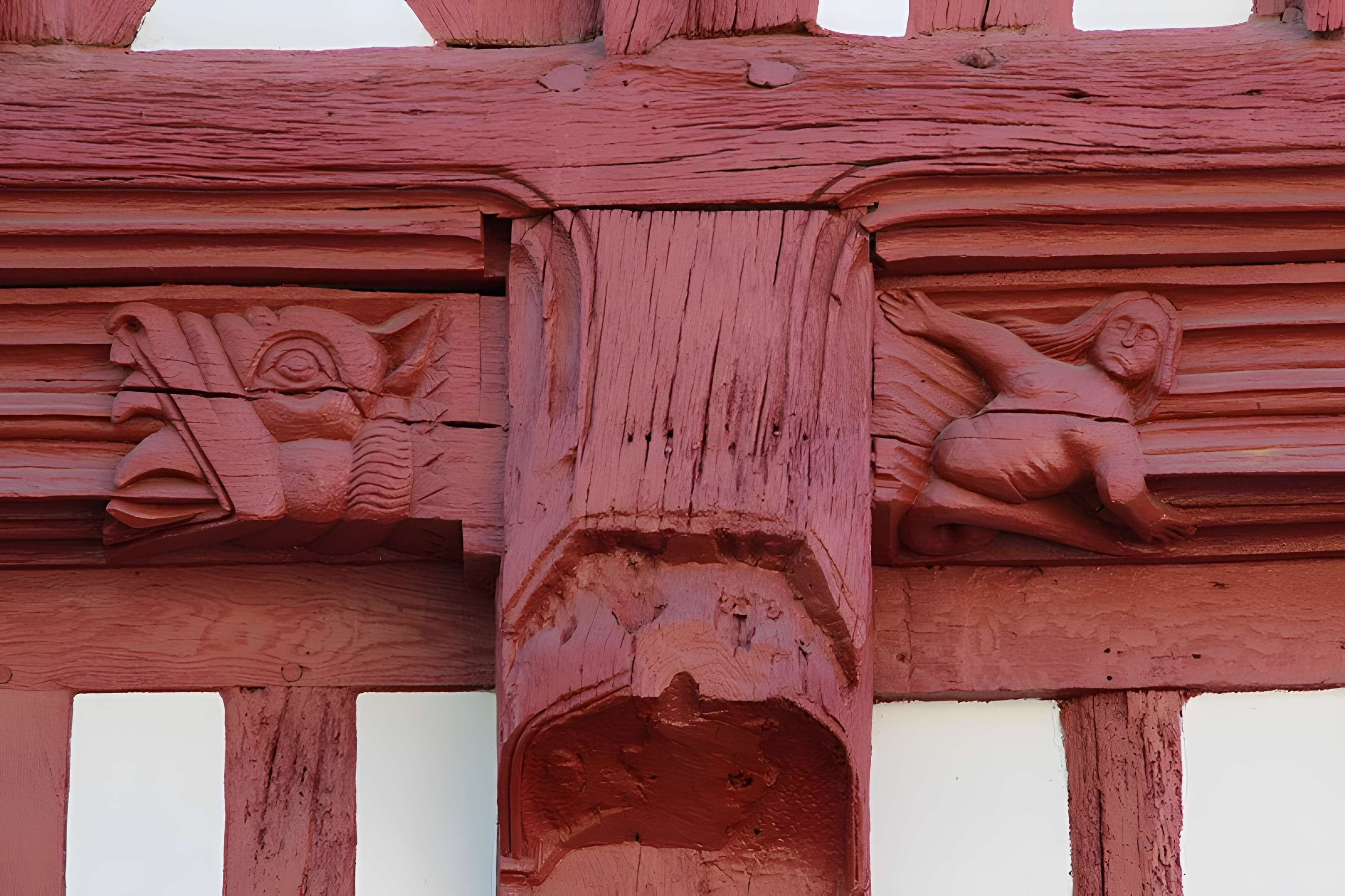 Maison de bois, 39 Rue de Paris à Houdan