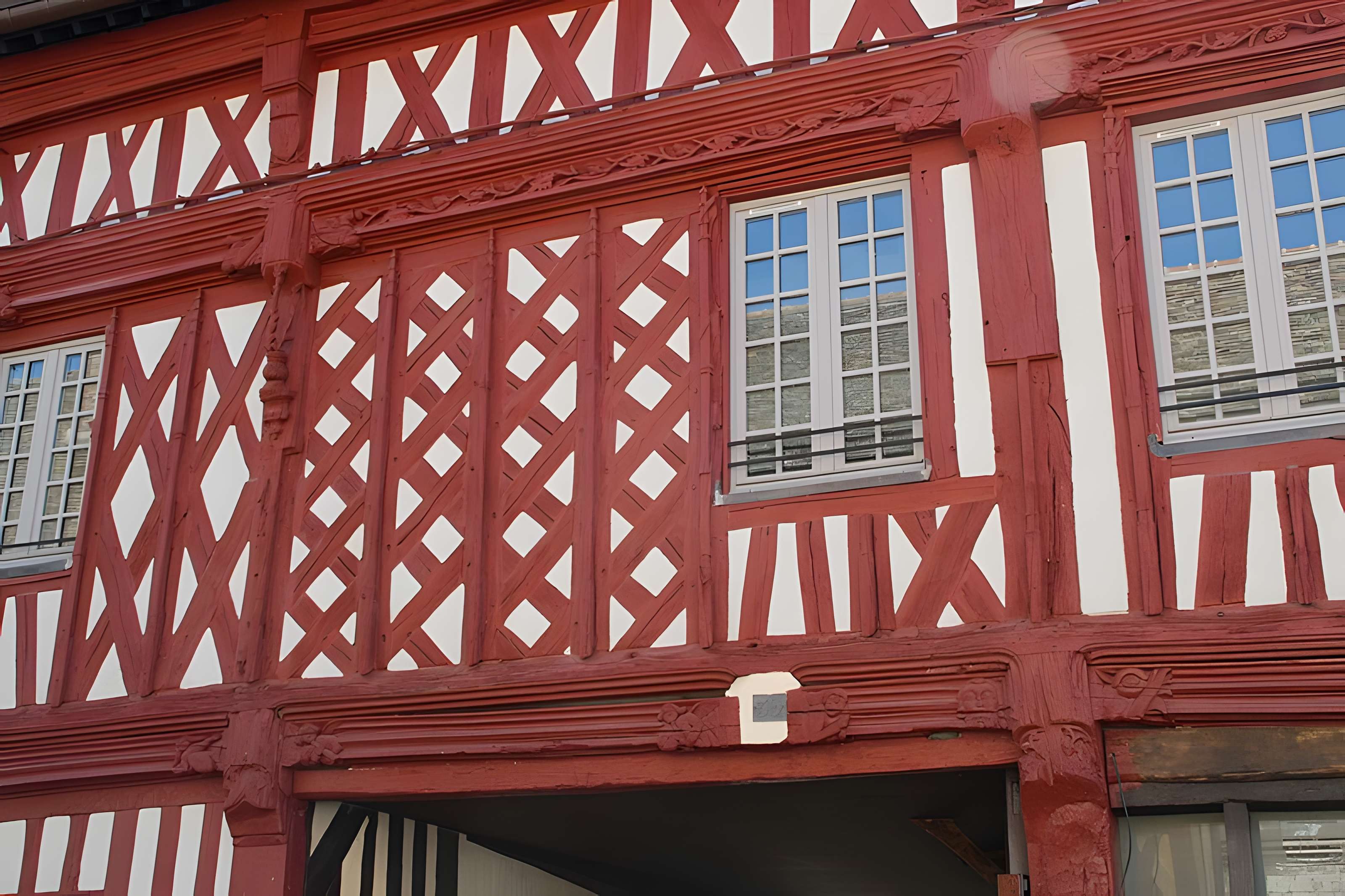 Maison de bois, 39 Rue de Paris à Houdan