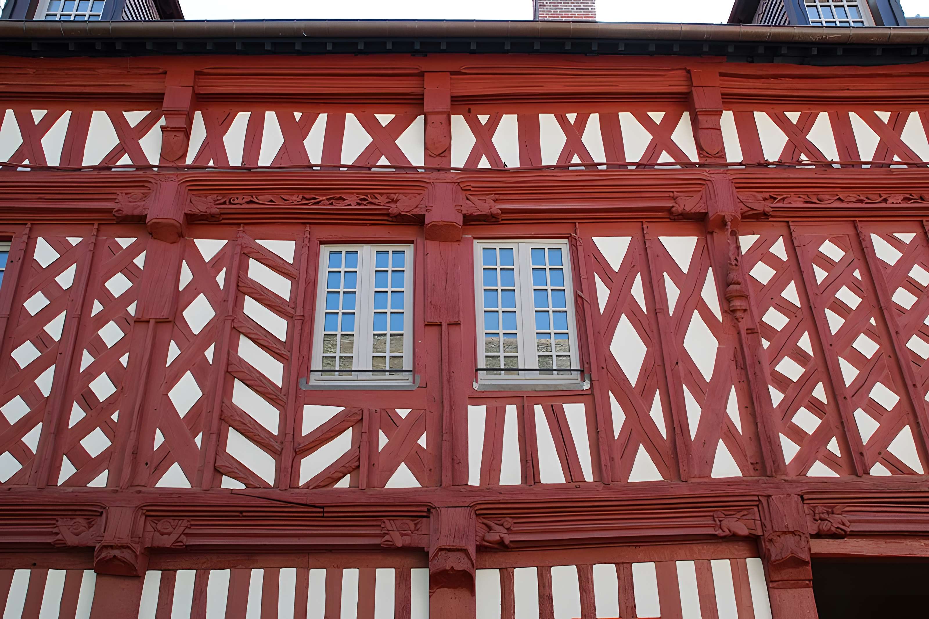 Maison de bois, 39 Rue de Paris à Houdan