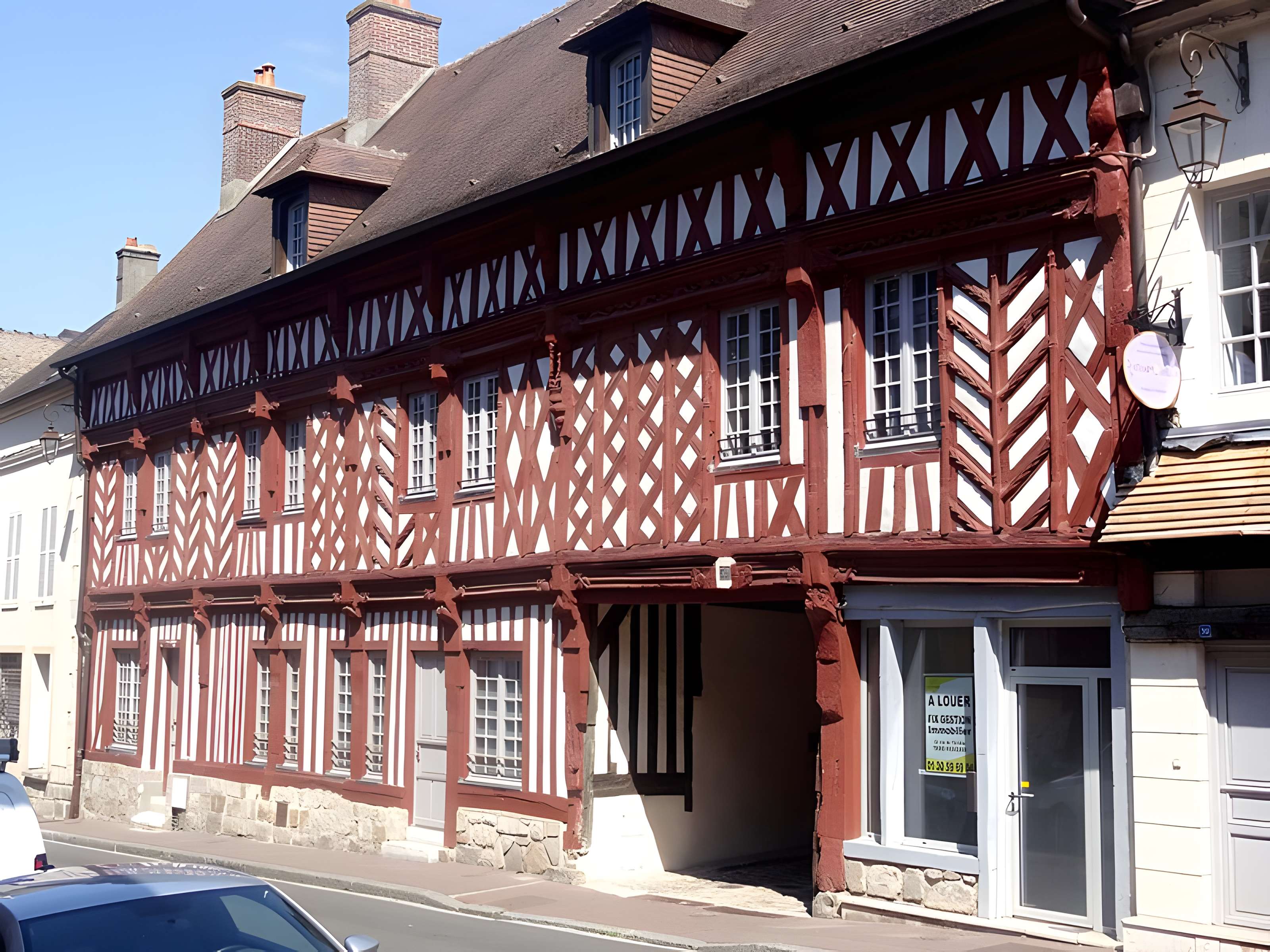Maison de bois, 39 Rue de Paris à Houdan