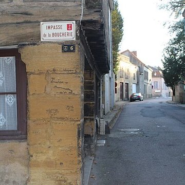 Maison de bois, Rue de lHôtel-de-Ville à Marcigny