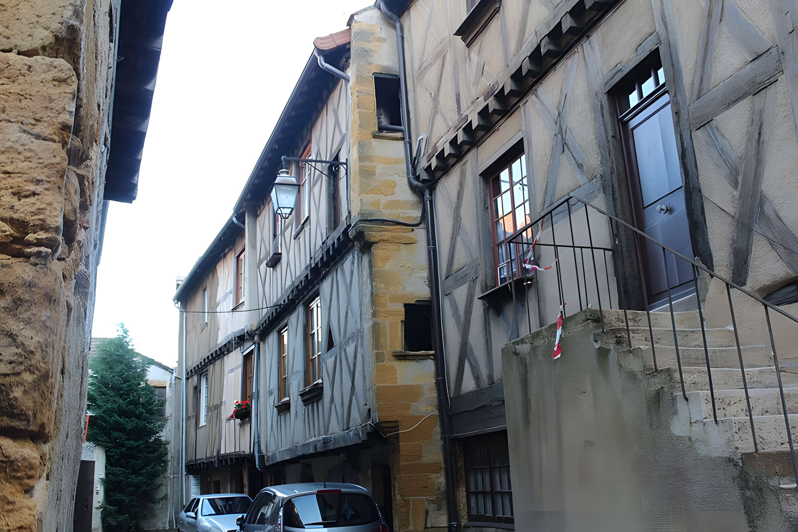 Maison de bois, Rue de l'Hôtel-de-Ville à Marcigny