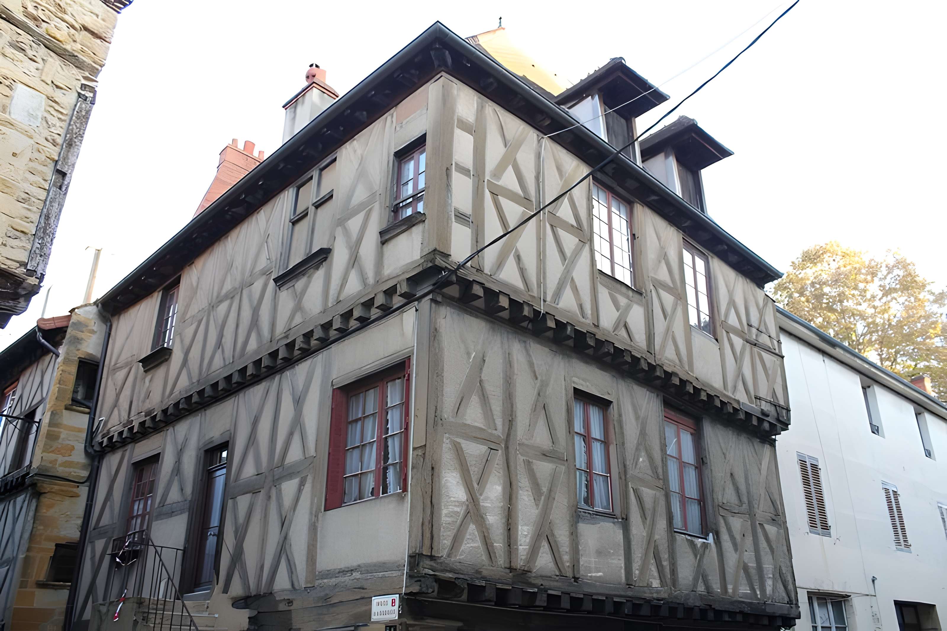 Maison de bois, Rue de l'Hôtel-de-Ville à Marcigny