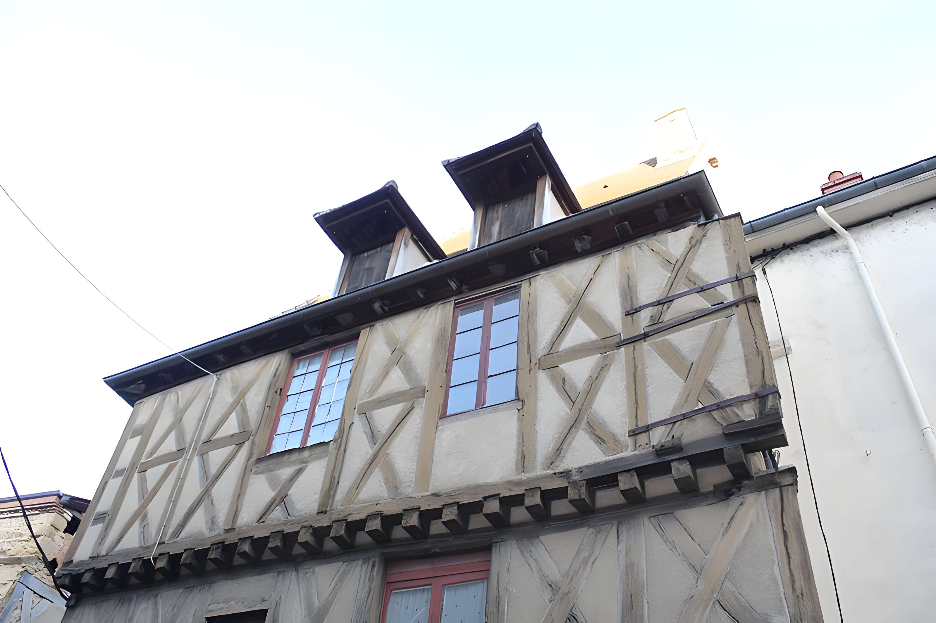 Maison de bois, Rue de l'Hôtel-de-Ville à Marcigny