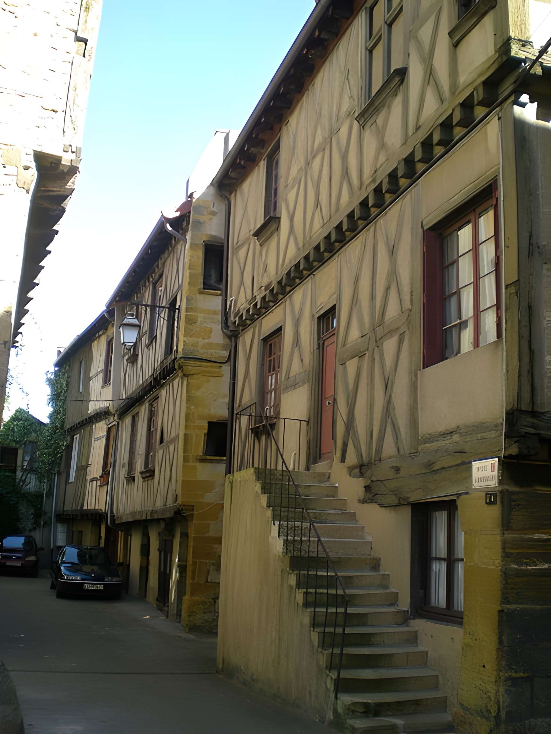 Maison de bois, Rue de l'Hôtel-de-Ville à Marcigny