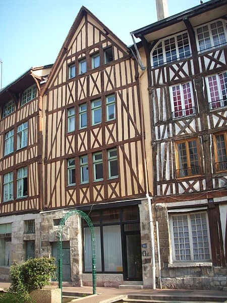 Photo de Maison de maître drapier-teinturier, 134 Rue Eau-de-Robec à Rouen