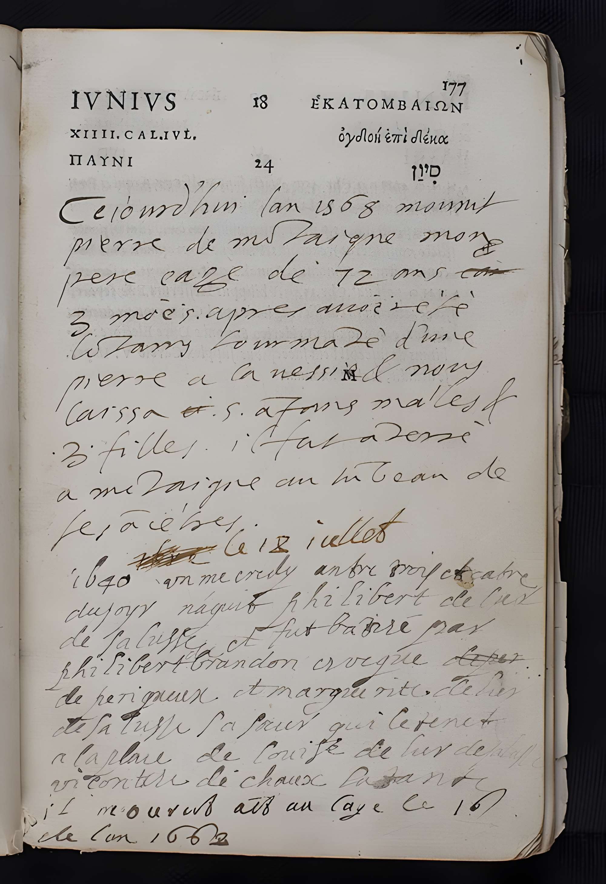 Maison de Montaigne à Bordeaux