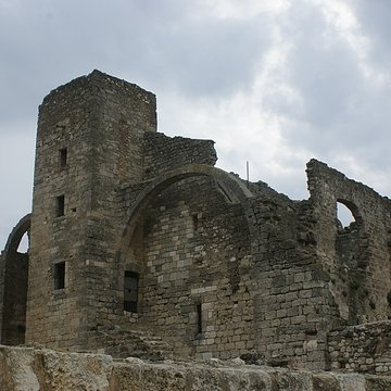 Ruines de lancienne grange cistercienne de Fontcalvy