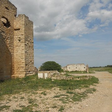 Ruines de lancienne grange cistercienne de Fontcalvy