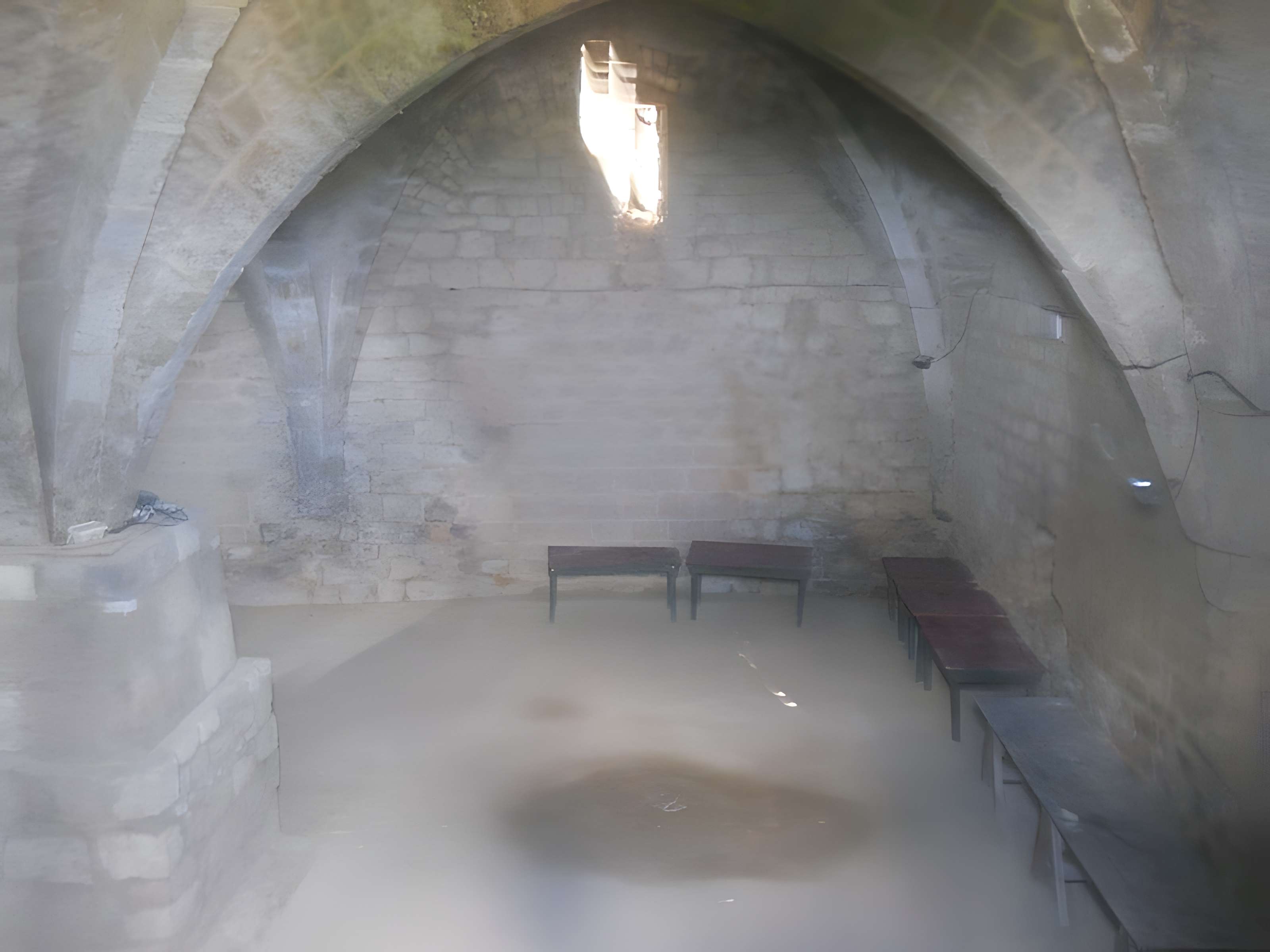 Ruines de l'ancienne grange cistercienne de Fontcalvy