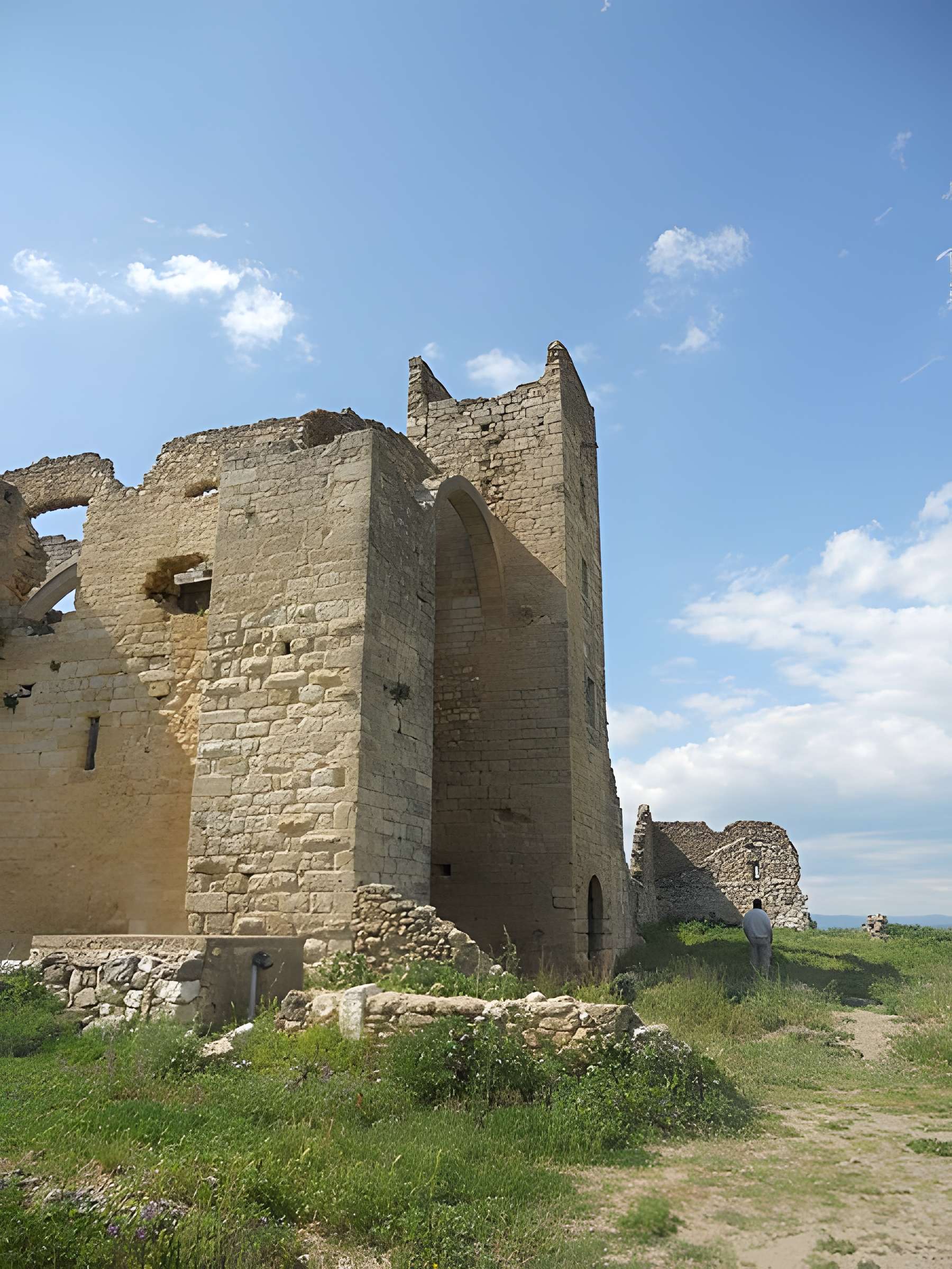 Ruines de l'ancienne grange cistercienne de Fontcalvy