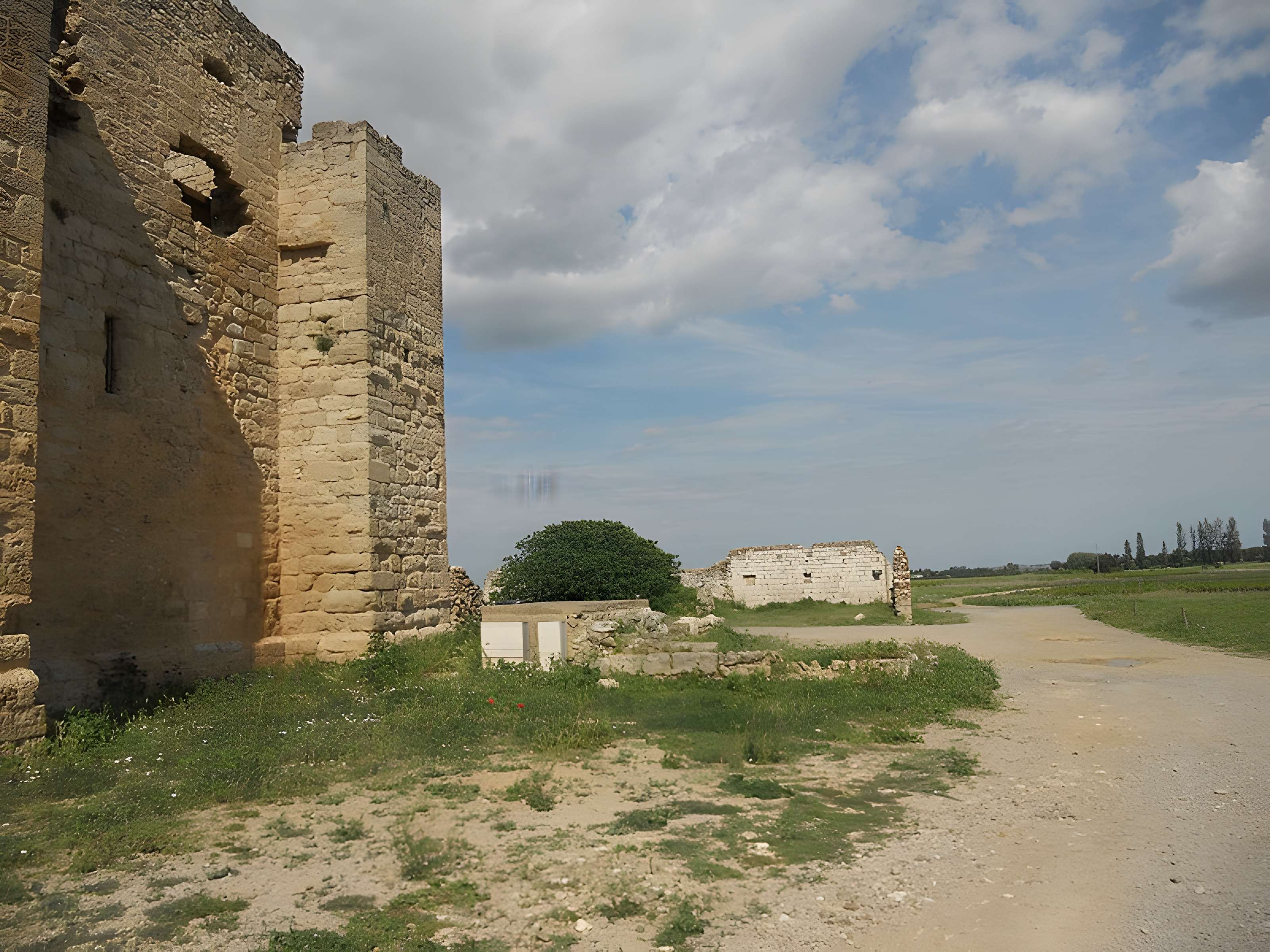Ruines de l'ancienne grange cistercienne de Fontcalvy