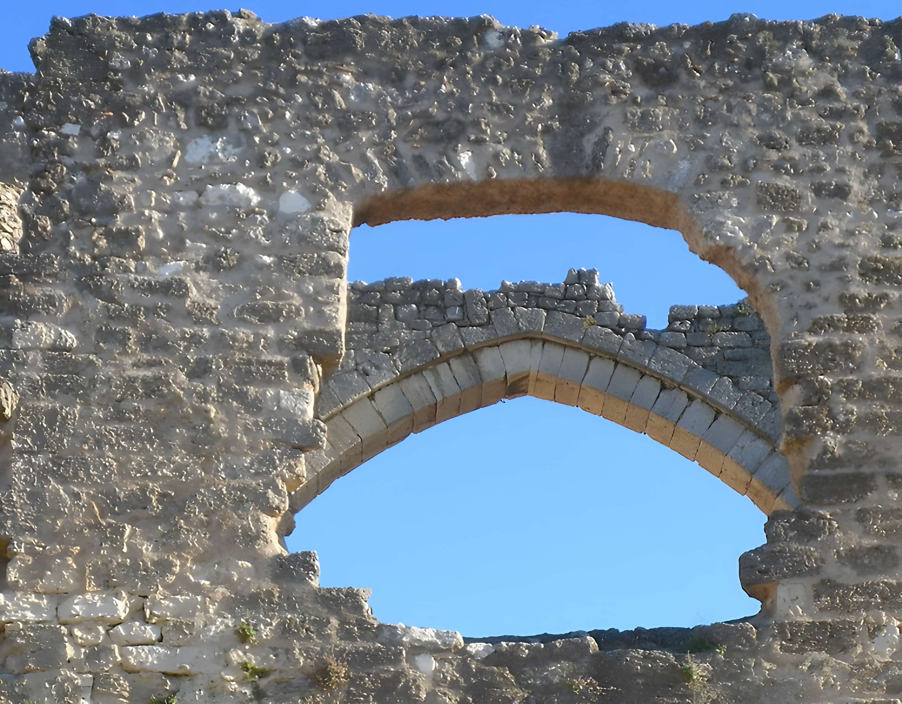 Ruines de l'ancienne grange cistercienne de Fontcalvy