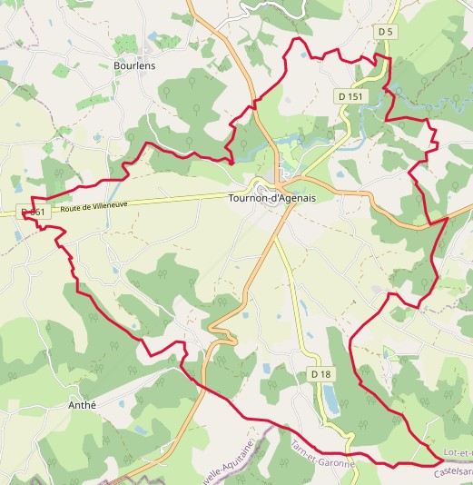 Maison dite l'Abescat à Tournon-d'Agenais