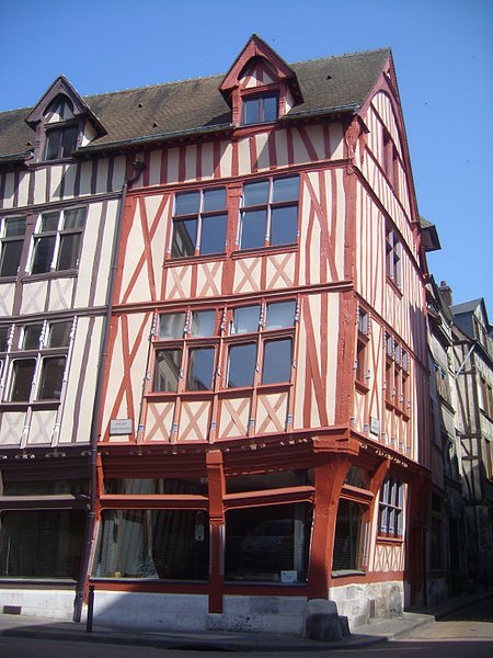 Photo de Maison gothique Rue Dinanderie à Rouen