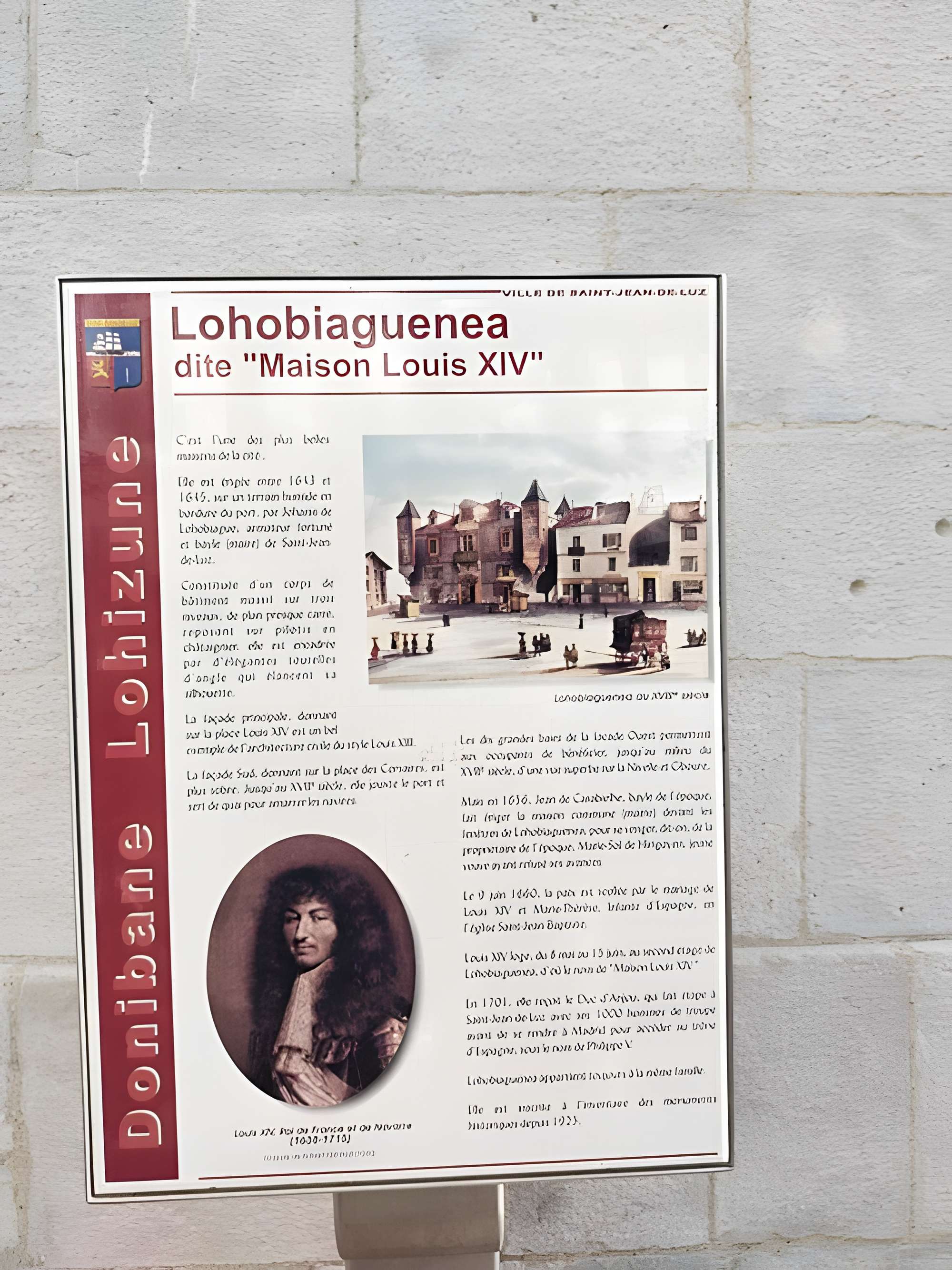 Maison Lohobiague Enea ou maison Louis XIV à Saint-Jean-de-Luz