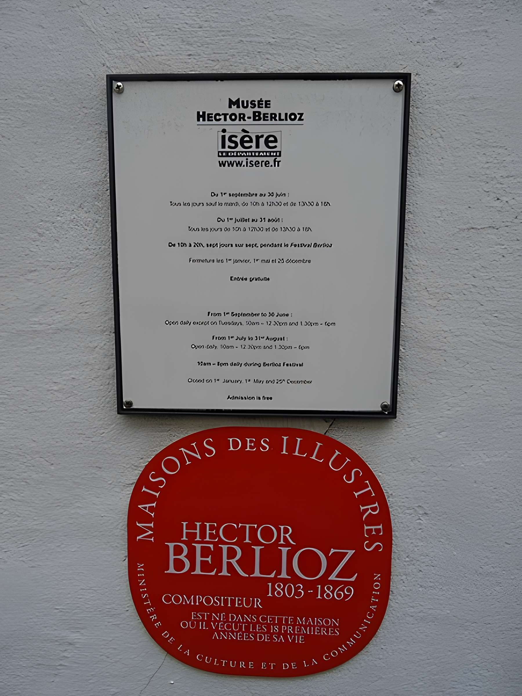 Maison natale de Berlioz à La Côte-Saint-André