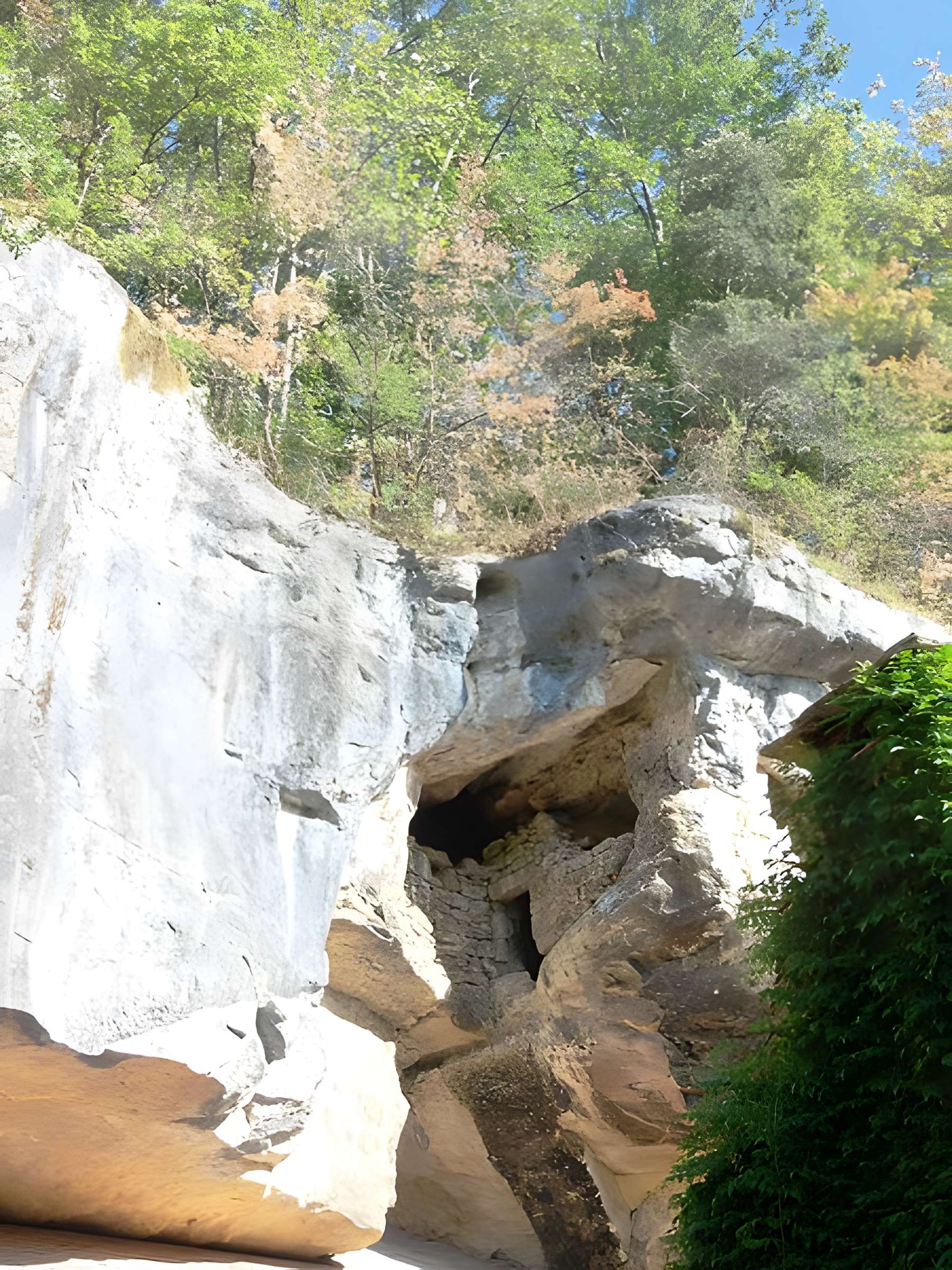 Grotte ornée de gravures prehistoriques, dite aussi Grotte du Sorcier