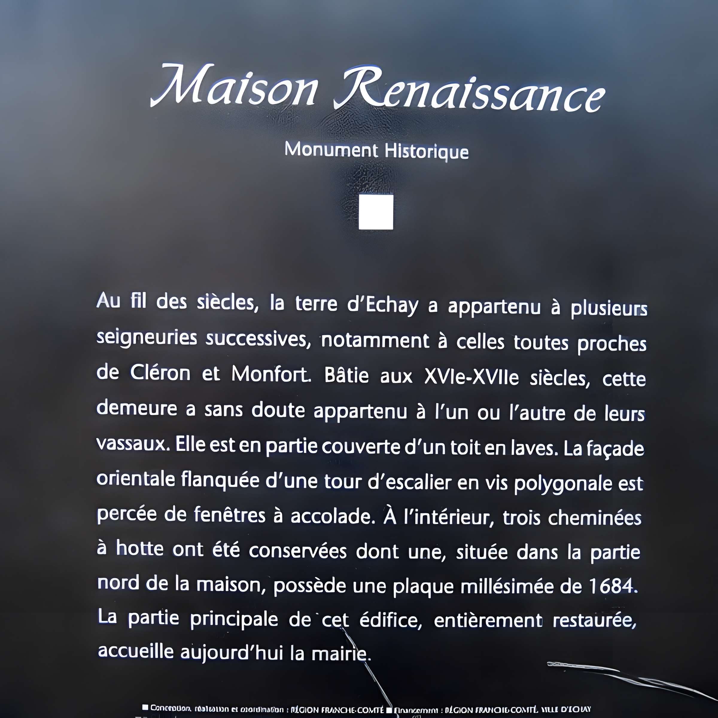 Maison Renaissance d'Échay