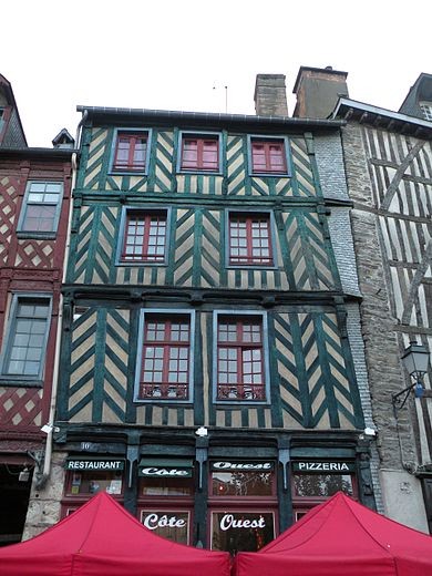 Photo de Maison, 10 Place Sainte-Anne à Rennes