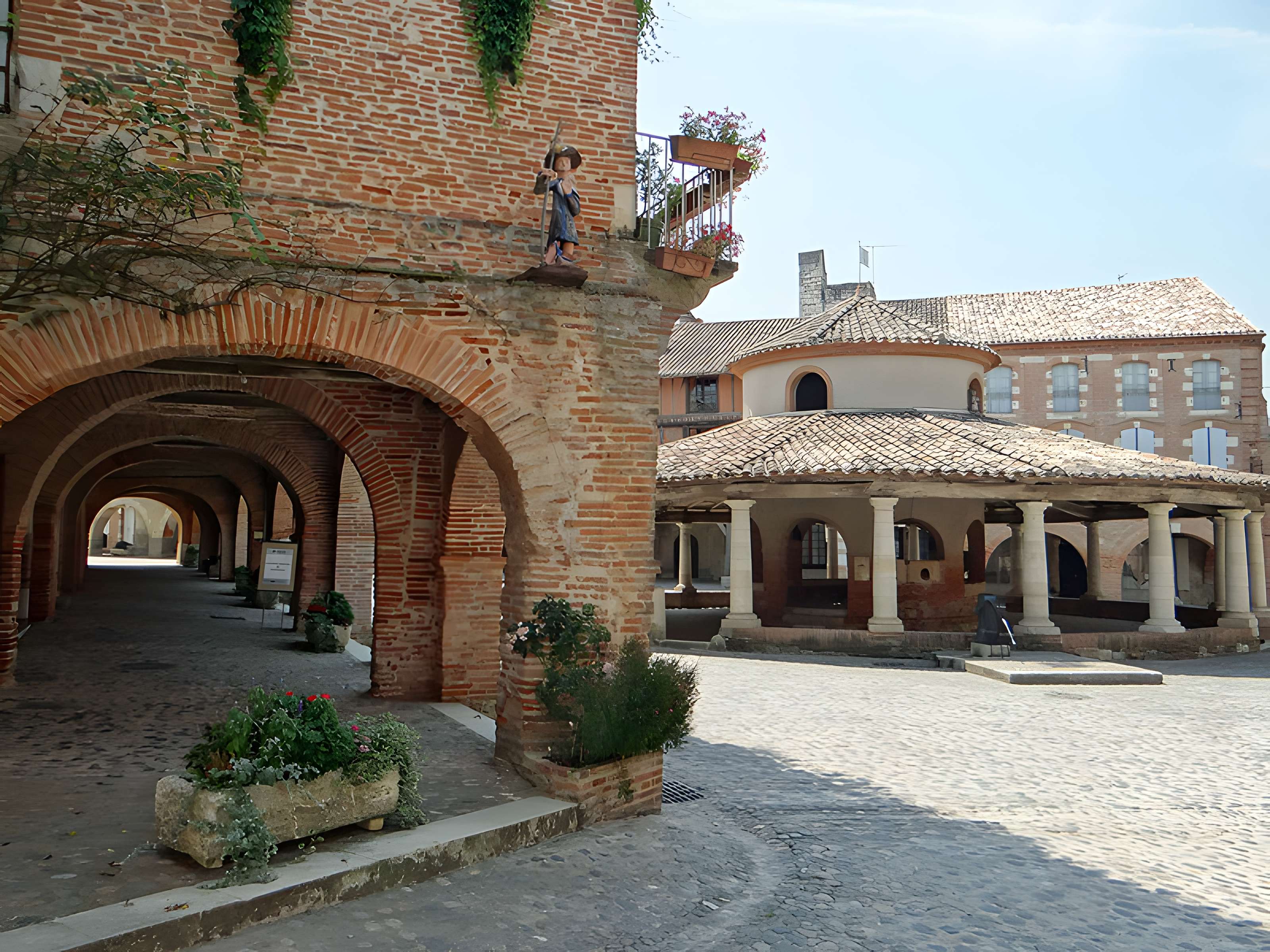 Halle aux grains d'Auvillar