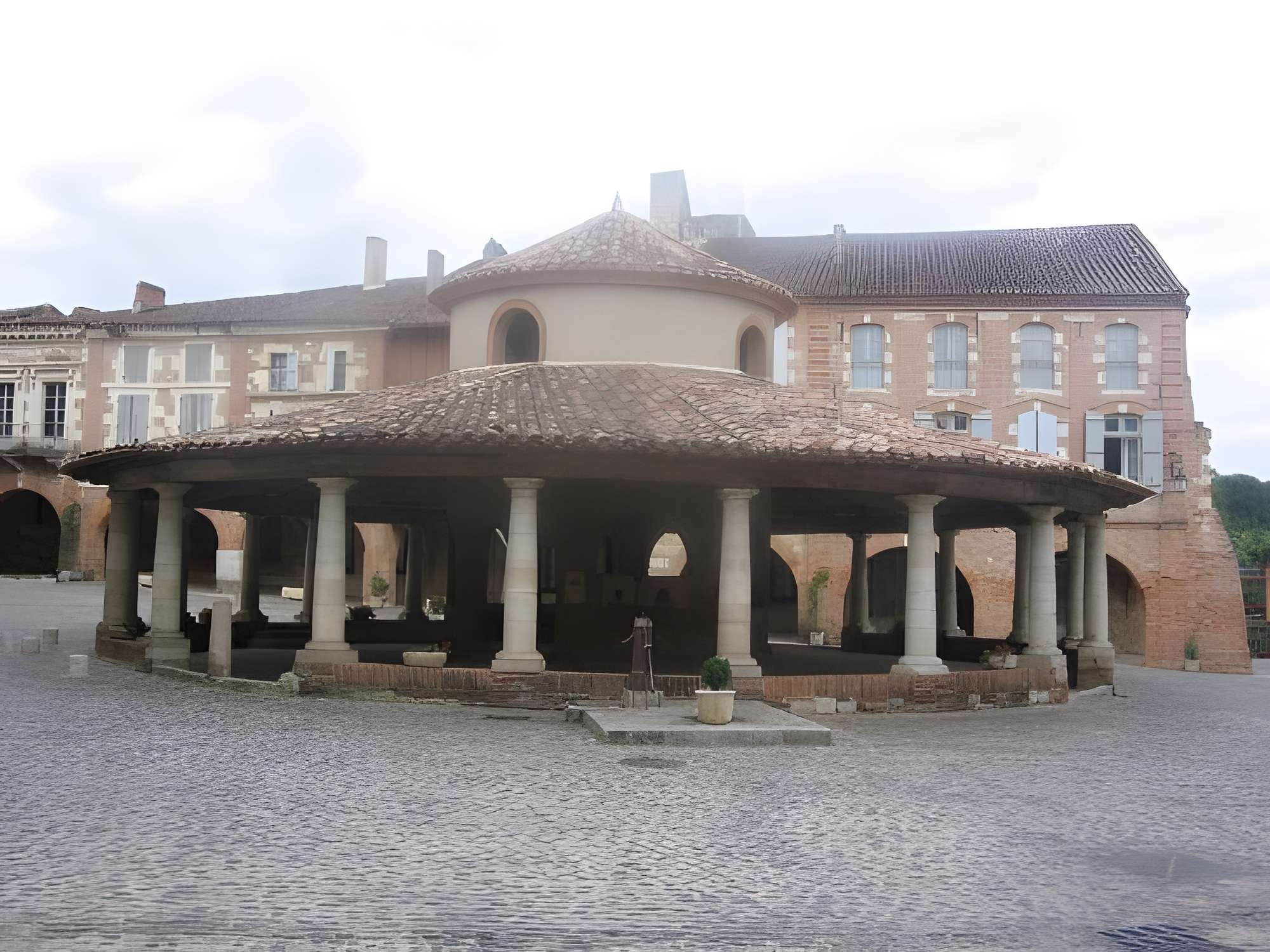 Halle aux grains d'Auvillar