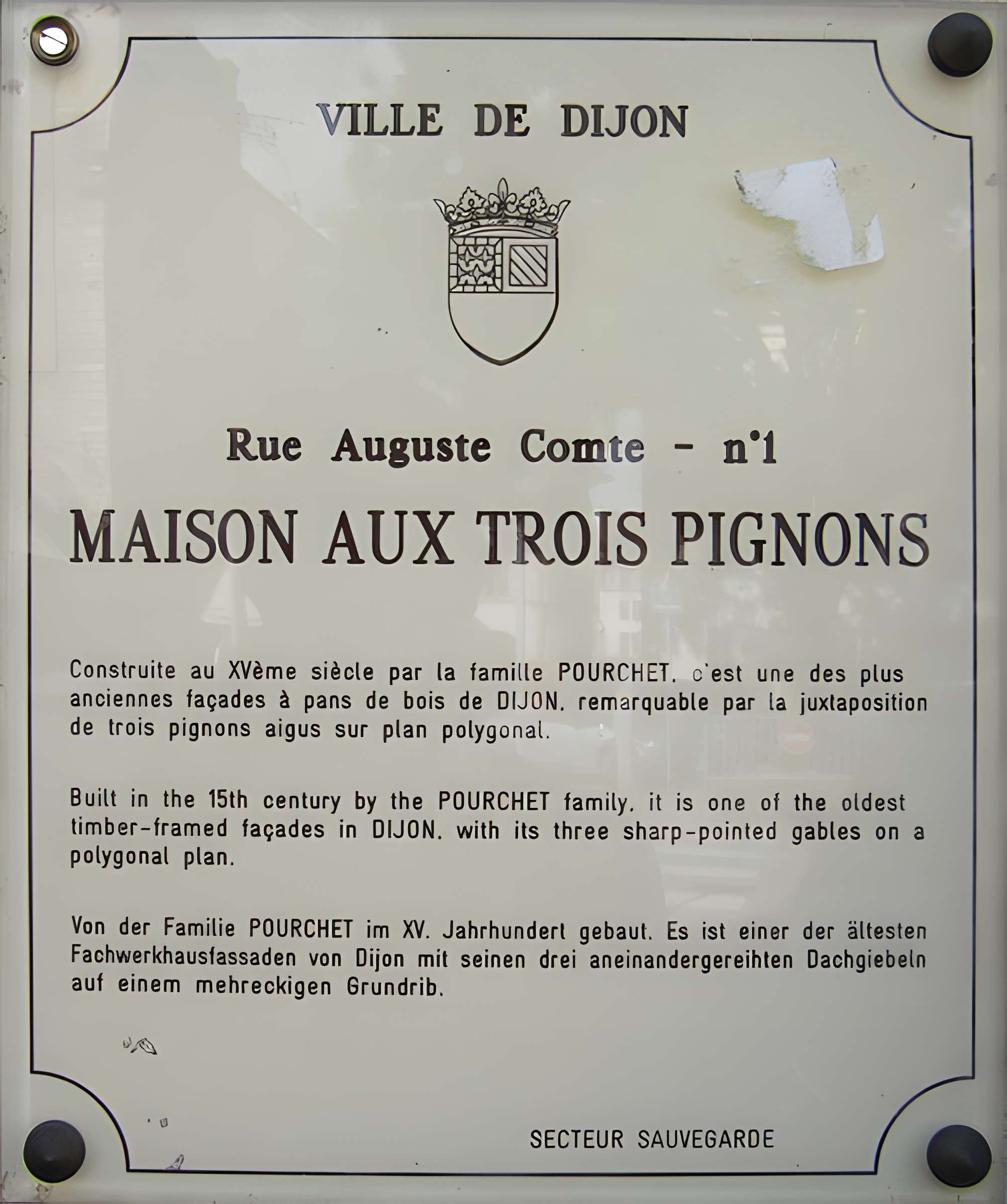Maison, 5 Rue de la Chaudronnerie à Dijon
