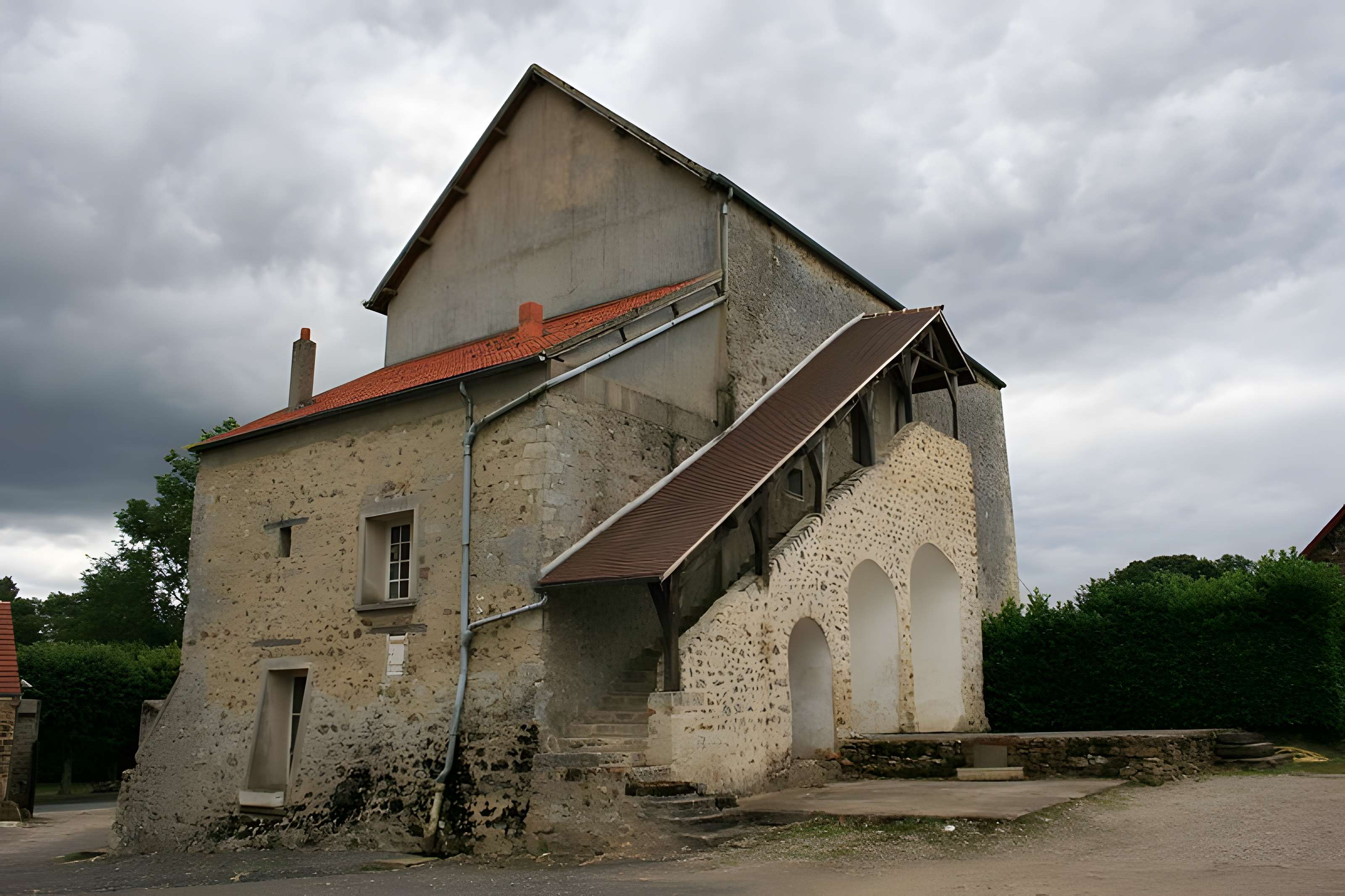 Maison-forte de la ferme du Colombier à Aincourt 