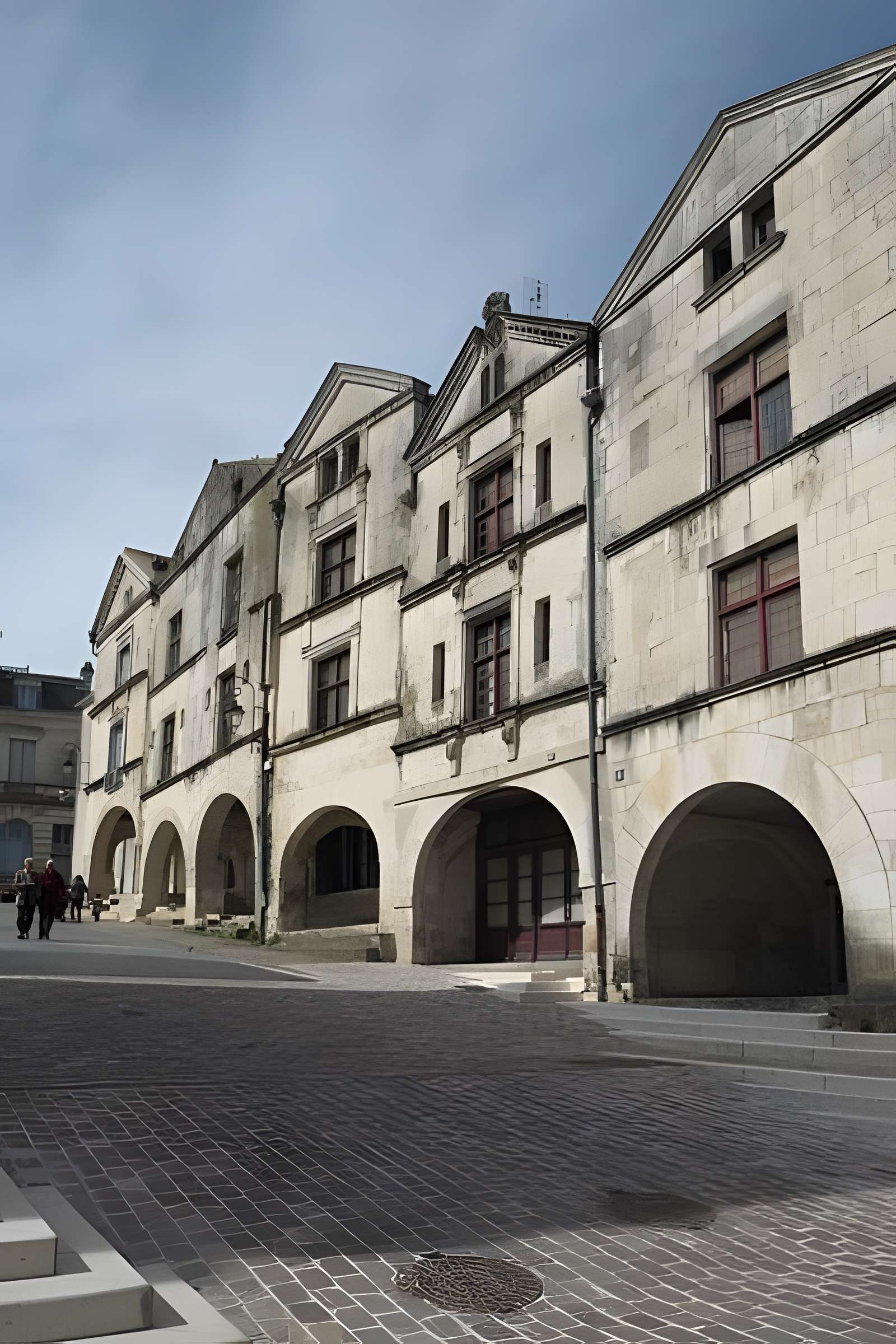 Maisons à arcades, Place Belliard à Fontenay-le-Comte