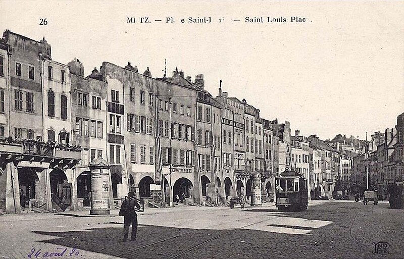 Maisons, Place Saint-Louis à Metz