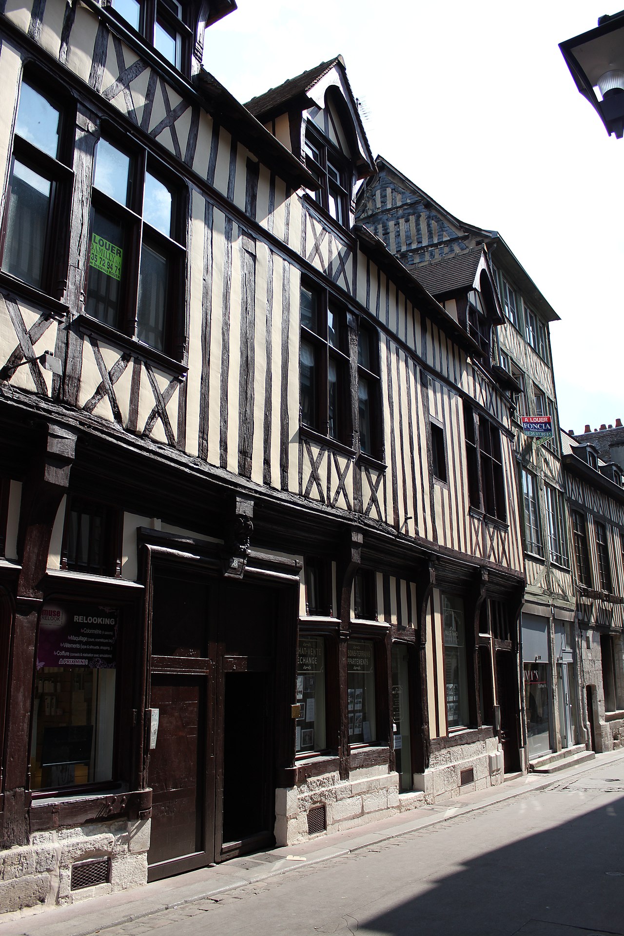 Maisons, Rue Malpalu à Rouen