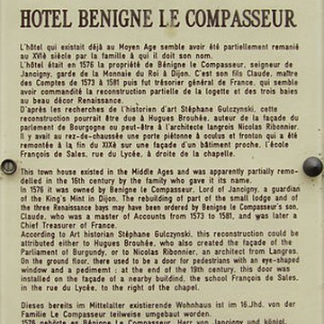 Hôtel Bénigne Le Compasseur à Dijon