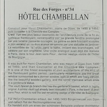 Hôtel Chambellan à Dijon