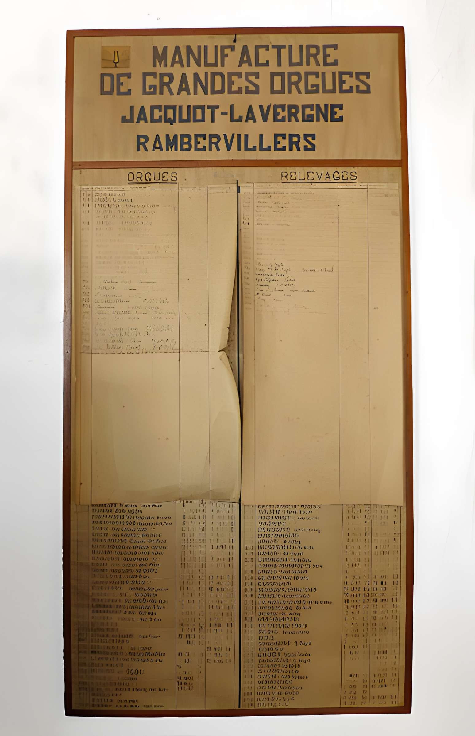 Manufacture vosgienne de grandes orgues à Rambervillers