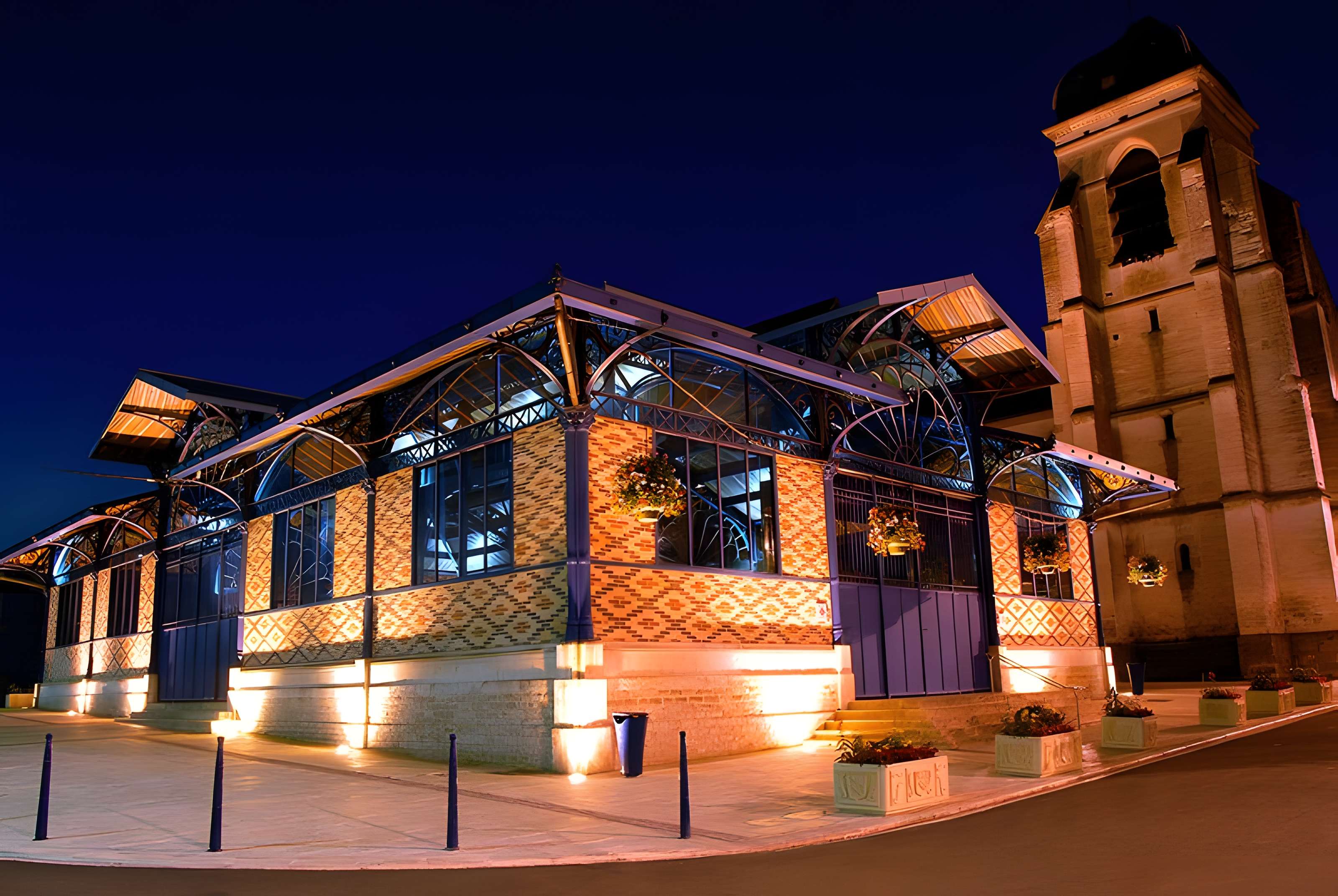 Marché couvert d'Aix-en-Othe 