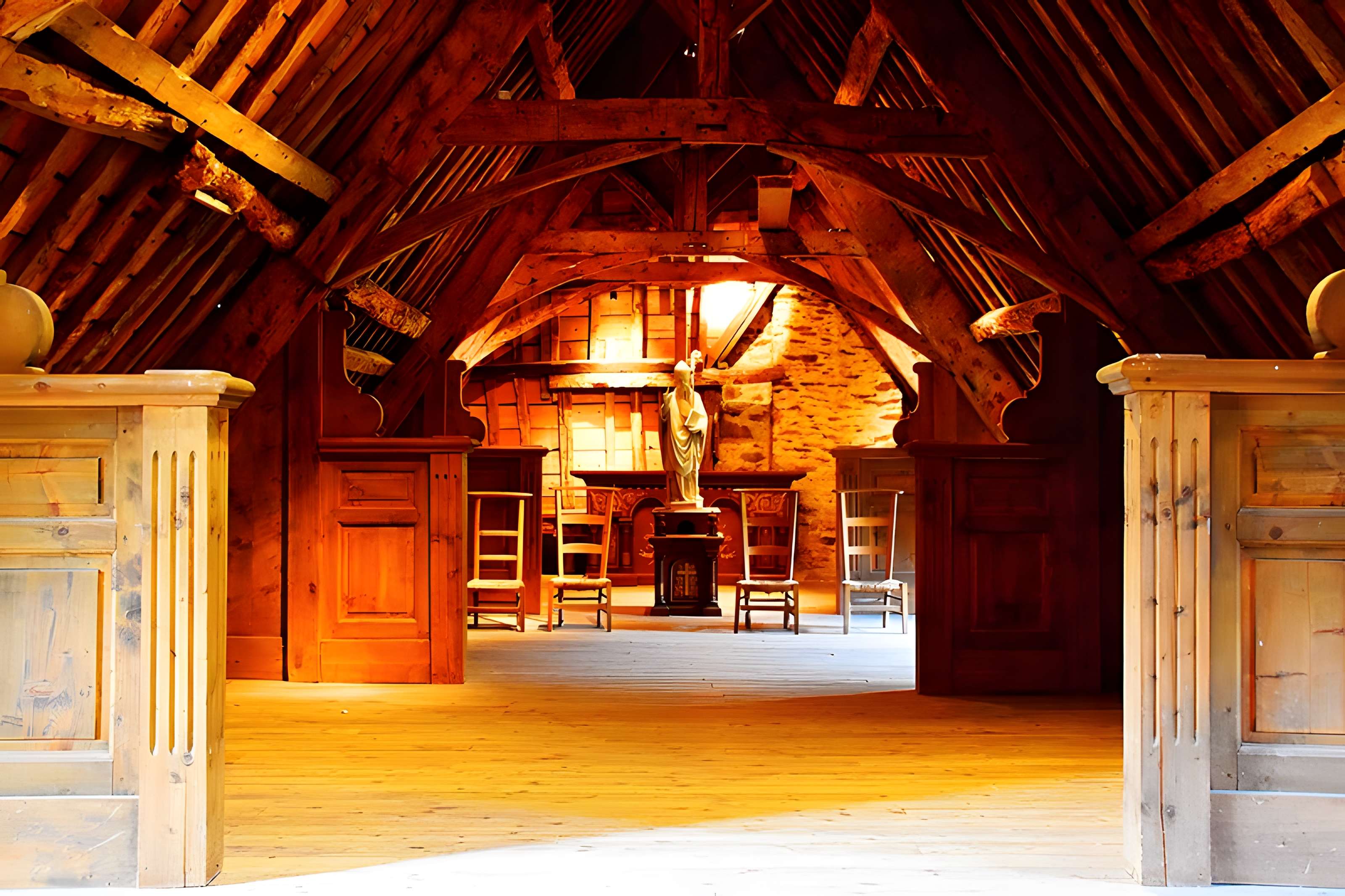 Ruines de l'ancien prieuré royal de Saint-Magloire