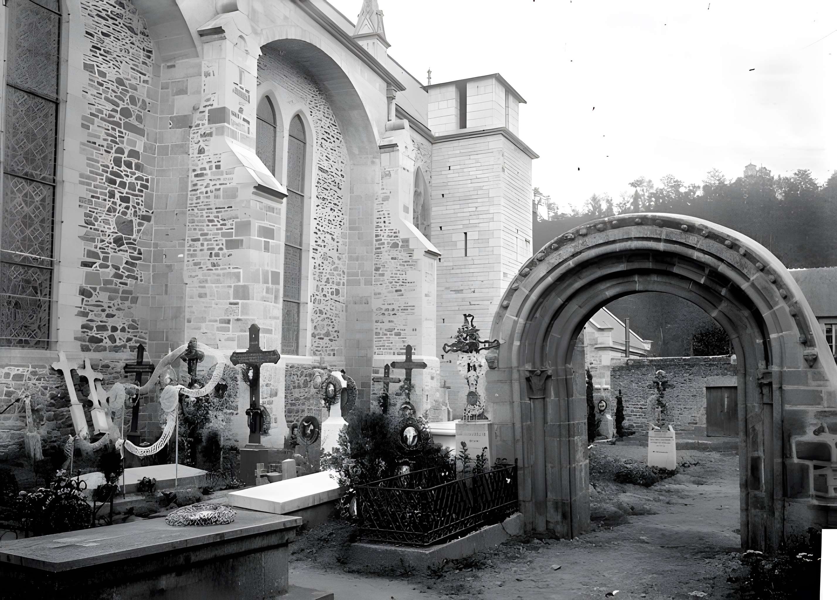 Ruines de l'ancien prieuré royal de Saint-Magloire