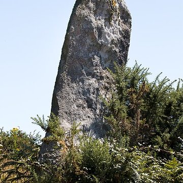 Menhir de Couinandré à Plouescat