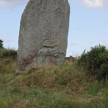 Menhir de Creach Edern à Plouigneau