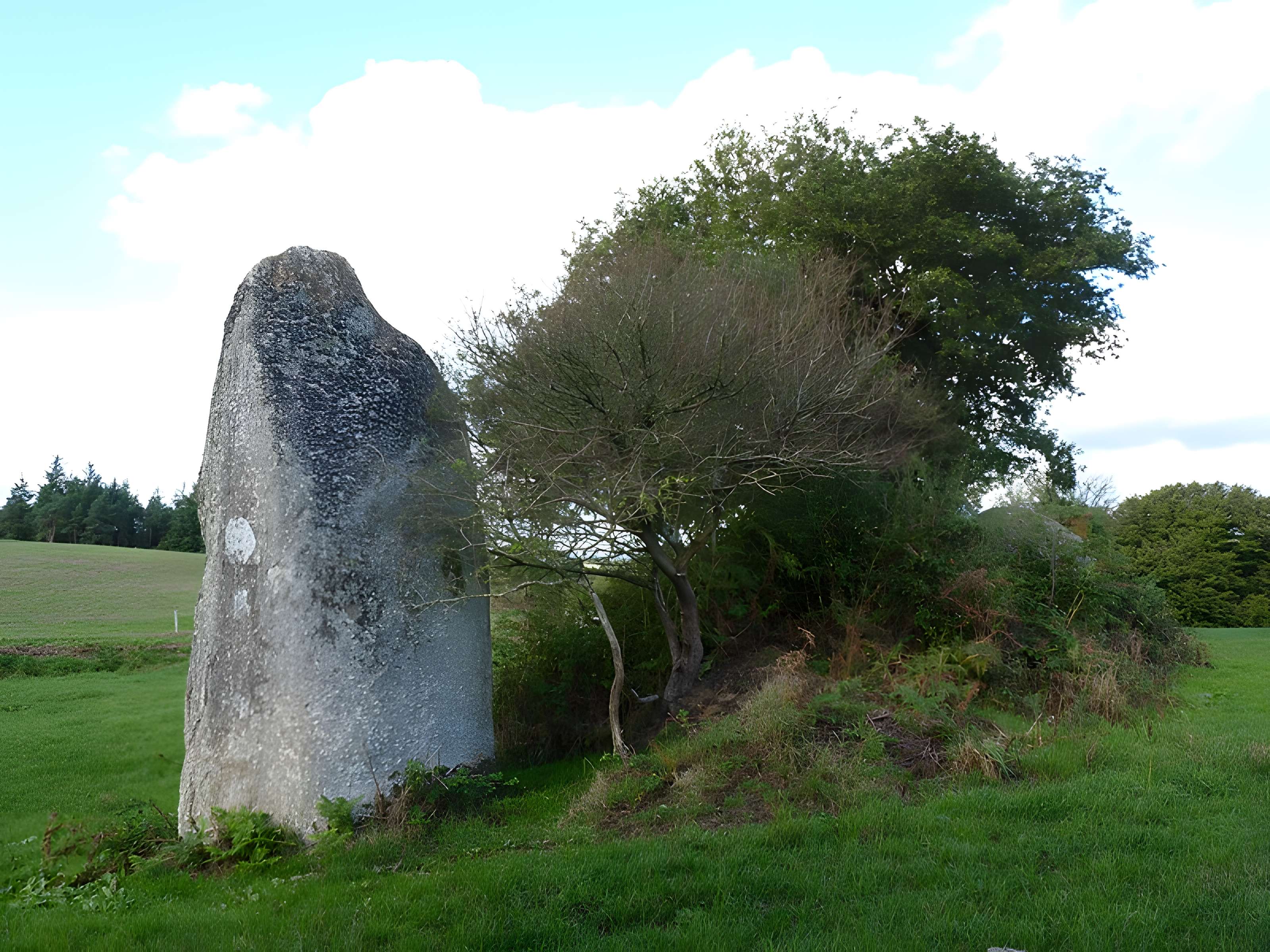 Menhir de Crec'h Ogel à Saint-Gilles-Pligeaux