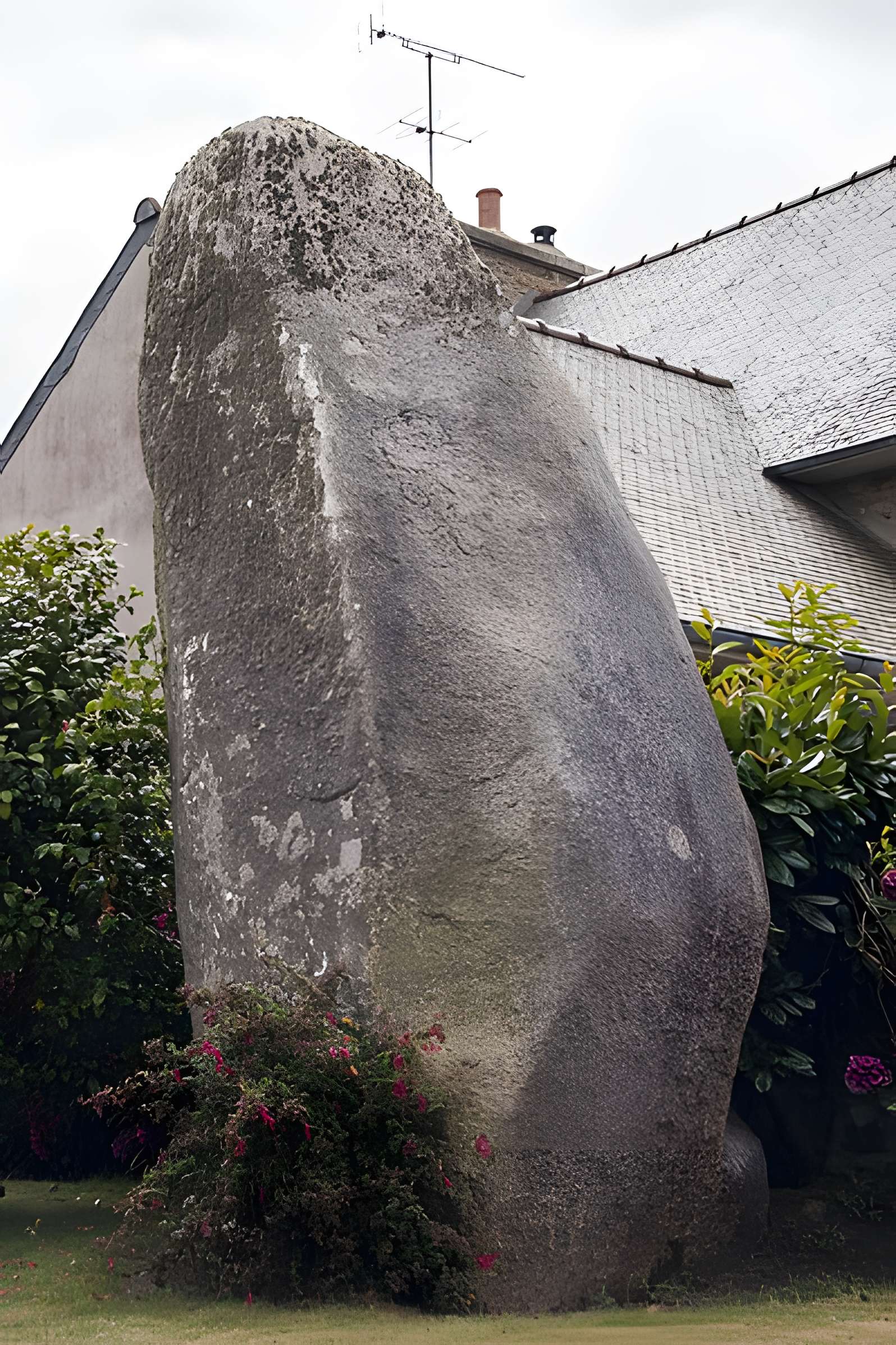 Menhir de Kerbelven à Penvénan