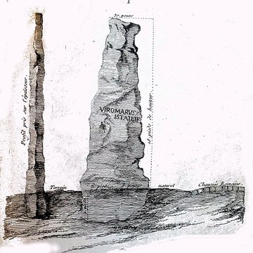 Menhir de la Haute-Borne à Fontaines-sur-Marne