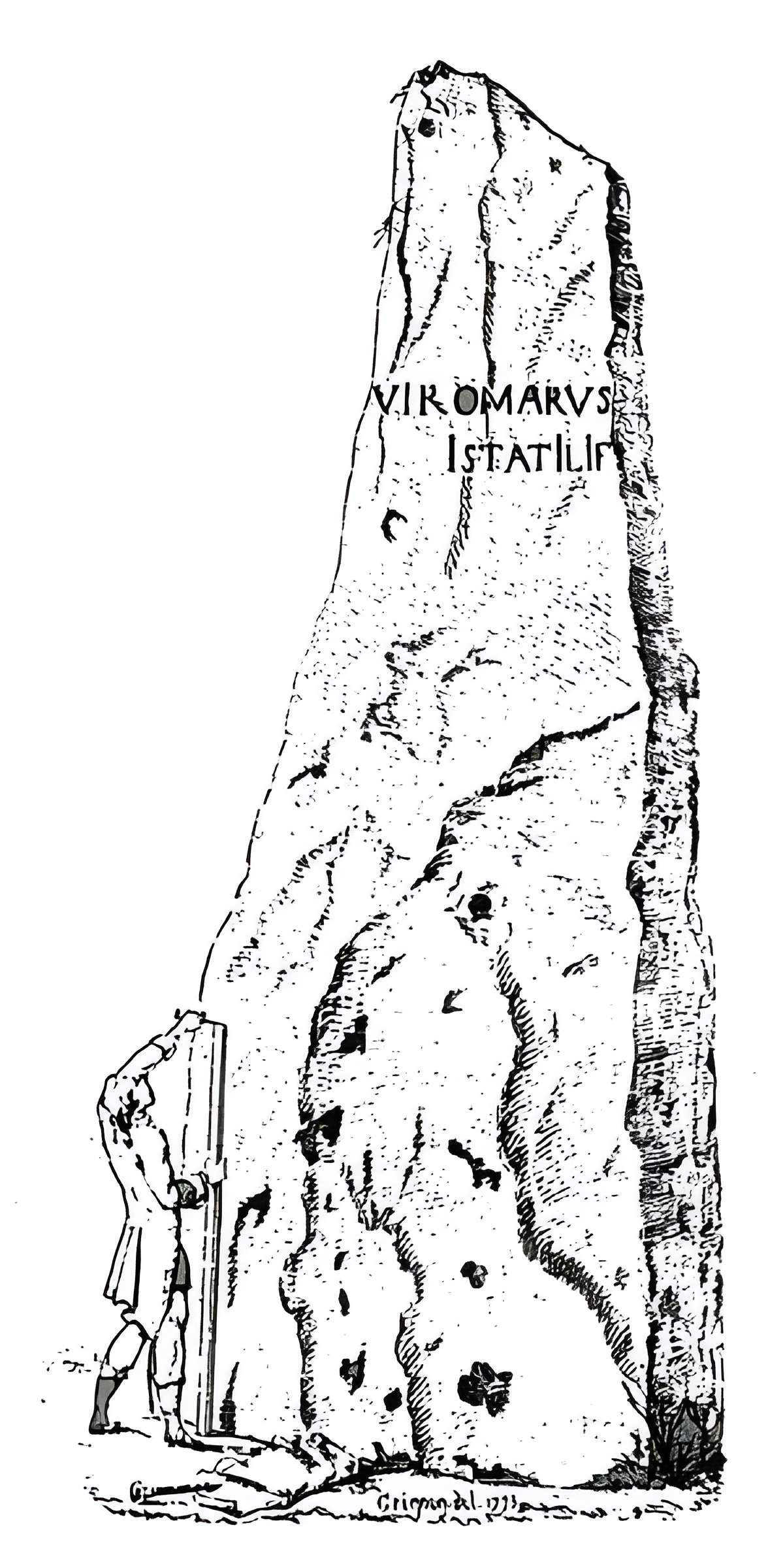 Menhir de la Haute-Borne à Fontaines-sur-Marne