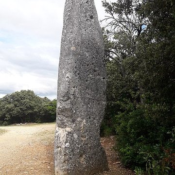 Menhir de la Lèque à Lussan