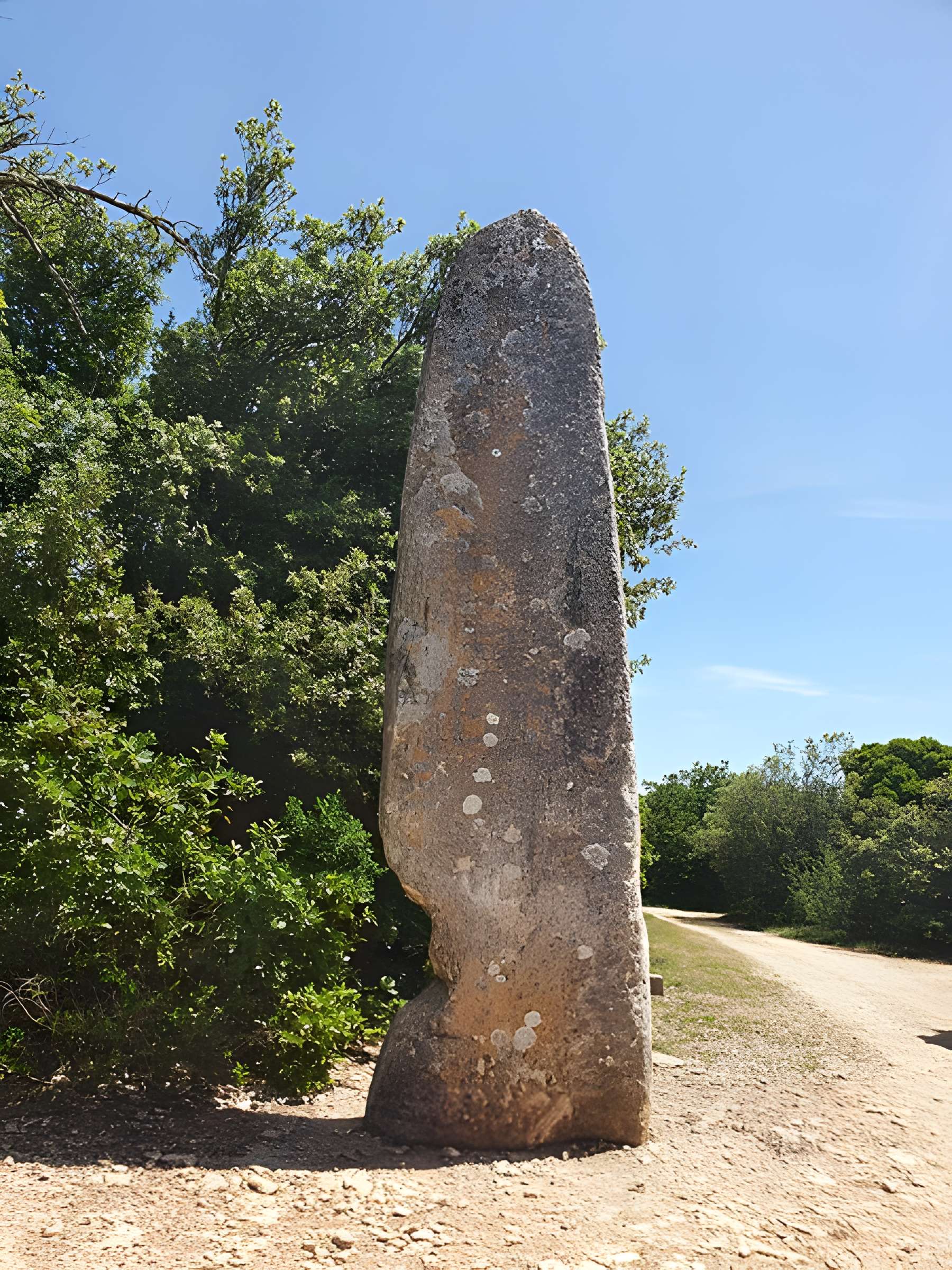 Menhir de la Lèque à Lussan