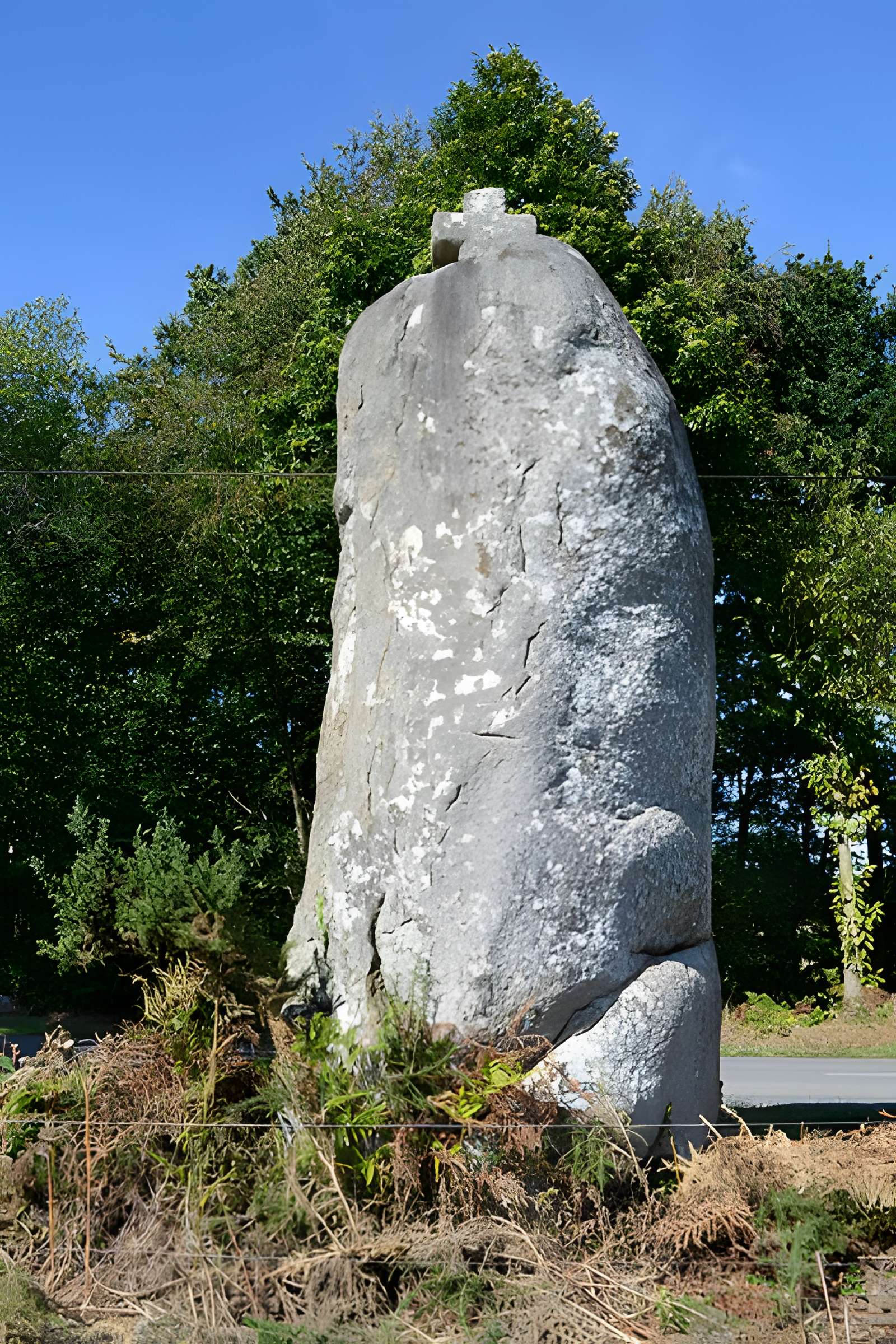 Menhir de Landes-Ros à Noyal-sous-Bazouges