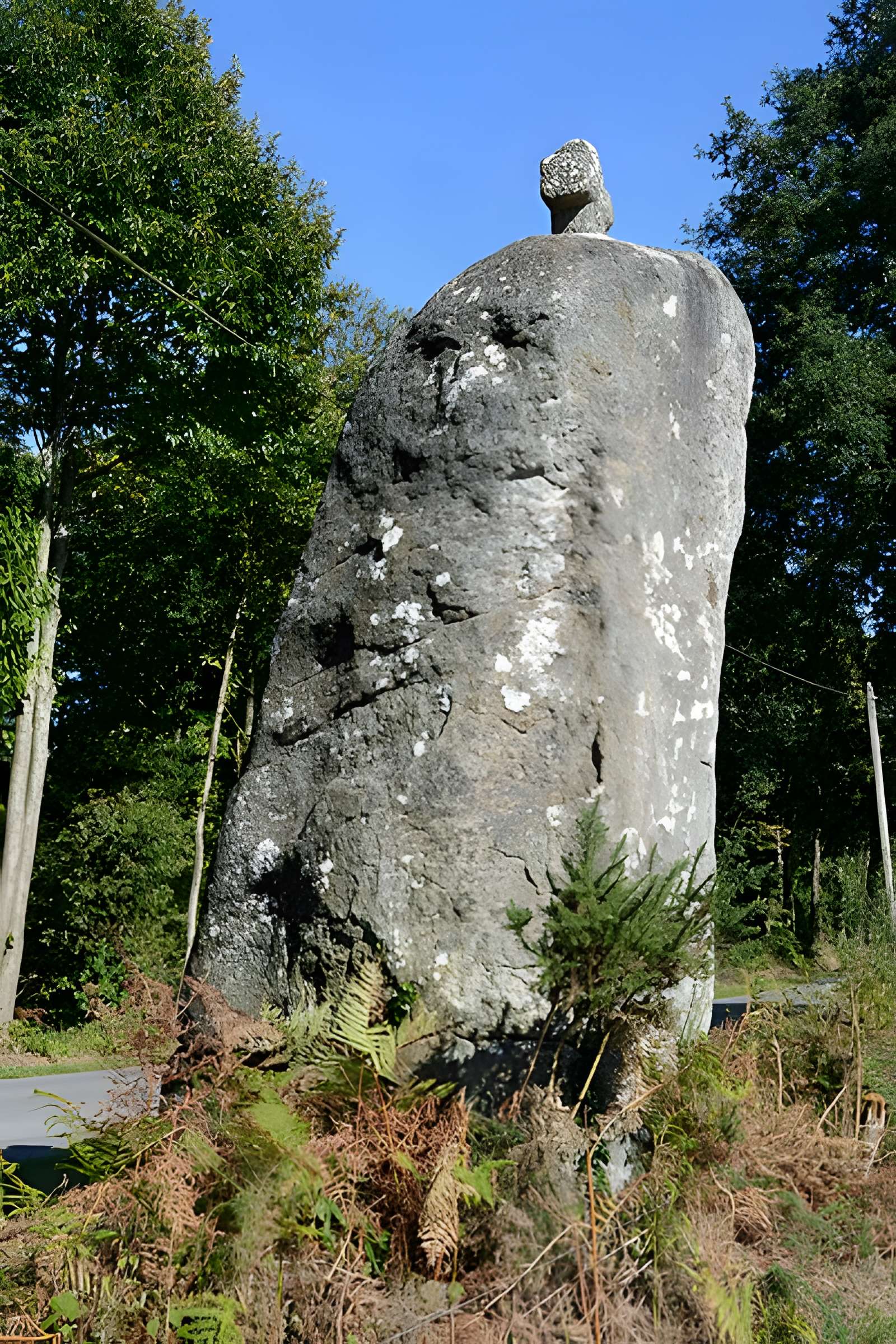 Menhir de Landes-Ros à Noyal-sous-Bazouges