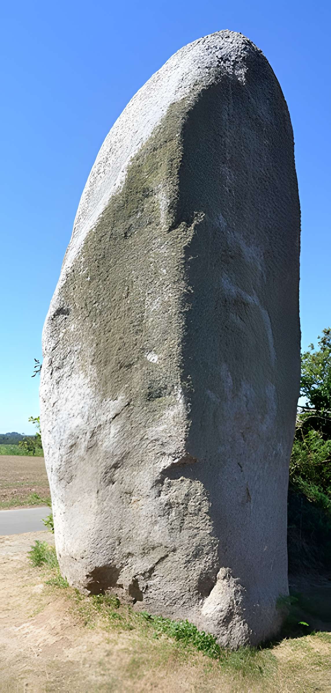 Menhir de Lann al Louarn à Plouguin