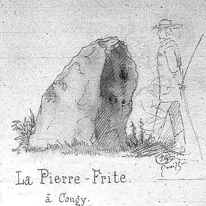 Photo de Menhir de létang de Chénevry à Congy